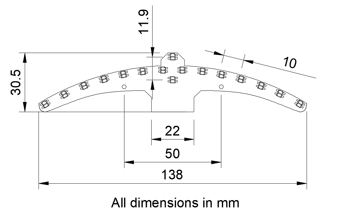 16 Channel Sensor Array LFS 16A- 16 Channel Line Sensor with Multiplexer – Robojunkies